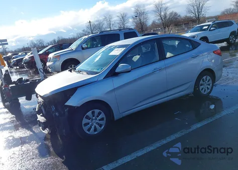 2016 Hyundai Accent Se z USA, uszkodzony, nr VIN KMHCT4AE7GU116686